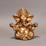 Bronze Color Lord Statue Buddha Ornaments Elephant Hindu God Sculpture Figurines Home Office Decoration Buddha Statues