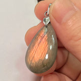 Pendant Natural Stone Irregular Shape Blue Purple Labradorite Pendant for Women Men Jewelry 1Pcs