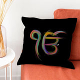 Sikh Khanda Sikhism Pillow Case Pillow Case Living Room Sofa Cushion Cover Suitable For Home Bedroom Room Decoration