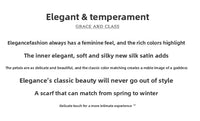 Soft Large Size Silk Scarf Women's Fashionable Lightweight Luxury Spring Autumn Popular New Style Simulation Silk Shawl