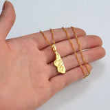 Anniyo Madagascar Map Pendant Necklaces for Women Girls Jewelry African Malagasy Maps  #201902