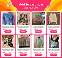 Fringe Crochet Jumper Rainbow Color Handmade Sweater Crew Neck Thick Needles Knit Pullover Knitwear Autumn/Winter Women Clothing