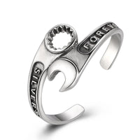Wrench Bracelet Men's Domineering Repair Tool Wrench Cuff Open Bracelet Motorcycle Biker Punk Rock Party Jewelry Gift