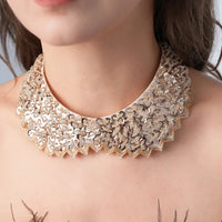 Pearl Beaded Lace Trim Collar Ribbons Women Necklace Wedding Jewelry for Clothes Dress  Beads Crystal Collar Wedding Jewelry