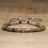 Boho Stackable Stone Bracelet Bundle: Tiger Eye, Lapis, Smoky Quartz Adjustable Vegan Jewelry Heal the soul and boost confidence