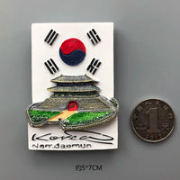 Country Fridge Magnets France Korea Japan Kyoto Thailand Myanmar Fridge Magnet Sticker World Travel Souvenir Magnetic