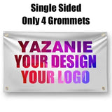 Single Double Sided Polyester Custom Flag 3x5/4x6/5x8FT with Brass Grommet Small Big Personalized Your Own Design Logo Text Flag