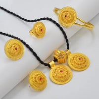 Ethiopian Jewelry Sets Ethnic Wedding Women Girls Eritrean Habesha African Birthday Party Gifts  @181116