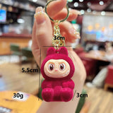 Cross-Border Hot Sale Cartoon Keychain Plush Key Holder Cute Doll Bag Pendant Toy Machine Hanging Decoration Flocking Sheep