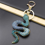 Cute Sweet Colorful Full Crystal Big Bear Key Chain Alloy Rhinestone Fashion Bag Accessories Keyring Jewelry Wholesale N9029