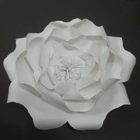 DIY Artificial Giant Paper Flowers For Wedding Backdrops Party Decoration Happy Birthday Table Dessert Crafts Floral Wall Decor