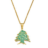 Anniyo Syria Lebanon Pendant Necklaces for Women Girls Jewelry