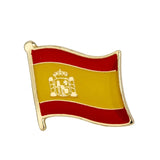 Flags, badges, and pins of countries around the world-