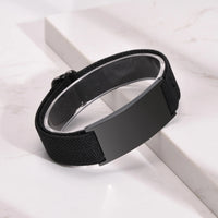 Vnox Custom Picture Photo Bracelets for Men Women, Adjustable Wristband, Personalized Image Text Name Momerial Bracelets Gift