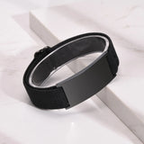 Vnox Custom Picture Photo Bracelets for Men Women, Adjustable Wristband, Personalized Image Text Name Momerial Bracelets Gift