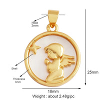 Peace Sign Feather Talisman Amulet Witch Religious Charm Pendant,MAMA Love Heart Wiccan Zircon Necklace Jewelry Findings L61