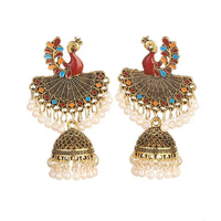 Pendientes Gypsy Ethnic Round Bells Indian Jewelry Earrings Vintage Tribe Jhumka Earrings Kolczyki Wedding Jewelry
