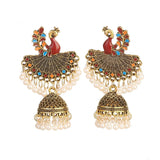Pendientes Gypsy Ethnic Round Bells Indian Jewelry Earrings Vintage Tribe Jhumka Earrings Kolczyki Wedding Jewelry