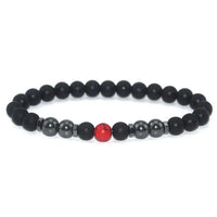 Anti-Swelling Black Obsidian Anklet Bracelet Treatment  Adjustable Weight Loss Magnetic Therapy Magnet Anklet Bracelet Women Men