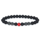 Anti-Swelling Black Obsidian Anklet Bracelet Treatment  Adjustable Weight Loss Magnetic Therapy Magnet Anklet Bracelet Women Men