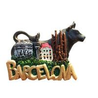 Spain Barcelona Fridge Magnets Tourist Souvenir Decoration Articles Handicraft Magnetic Refrigerator Stickers Collection Gifts