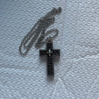 Exquisite Double-layered Cross Snake-shaped Pendant Necklace For Men Women Personalized Punk Necklace Jewelry Accessories Gifts