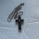 Exquisite Double-layered Cross Snake-shaped Pendant Necklace For Men Women Personalized Punk Necklace Jewelry Accessories Gifts