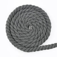 5Meters 5-20mm Colored Cotton Rope 3 Shares Twisted Cord DIY Decoration Macrame Ropes for Bag Braided Cords Sewing Accessories