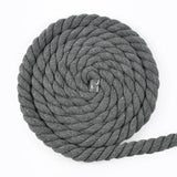 5Meters 5-20mm Colored Cotton Rope 3 Shares Twisted Cord DIY Decoration Macrame Ropes for Bag Braided Cords Sewing Accessories