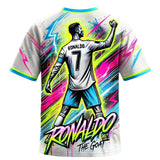 2025-26 CHATGPT Original Design New Arriavl The Goat Design Football Jersey Training Kit Oversized O-neck Soccer Tee