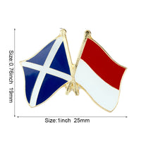 Scotland Flag Laple Pin Badge Brooch