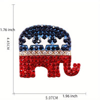 hot selling campaign creative trump america flag brooch high qualtiy patriotic badges pin