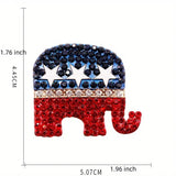 hot selling campaign creative trump america flag brooch high qualtiy patriotic badges pin