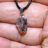 Natural Crystal Herkimer Diamond Pendant Hang Stone Gemstones Mineral Energy Reiki Home Decorations Gift Ore Crystals