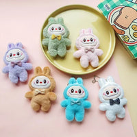 Cute Rabbit Plush Doll Keychain Versatile Trendy Doll Bag Pendant Girl Kawaii Keychain Decoration Birthday Holiday Gift