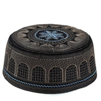 New Muslim Men Prayer Cap Hat Cotton Embroidery Leisure Saudi Arabia Islamic Hat Cap Men Headscarf Topkippot Turban Saudi Cap