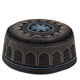 New Muslim Men Prayer Cap Hat Cotton Embroidery Leisure Saudi Arabia Islamic Hat Cap Men Headscarf Topkippot Turban Saudi Cap