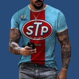 Castrol Men's T-Shirt 3D Graphics Texaco Car Oil Pullover Fashion Summer Casual Top Sweatshirt Men's Clothing Harajuku T-Shirt