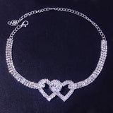 Women's Charm Metal Pearl Anklet Golden Multilayer Foot Chain Bohemia Fashion Rhinestone Ankle Bracelet Beach Jewelry Accessory