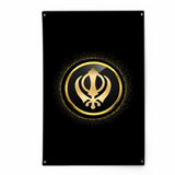 Sikh Khanda Sikhism Flag DIY Flag For Family Group Party Living Room Home Dorm Decor Wall Art Decor Banner