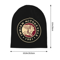 Indians Motorcycle Warm Knitted Cap Fashion Bonnet Hat Autumn Winter Outdoor Beanies Hats for Unisex Adult