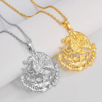 Anniyo Estados Unidos Mexicanos Pendant Necklaces for Women Men United Mexican States Mexico Jewelry #330506