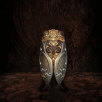 Original Design Golden Cicada Mens Pendant Unique Domineering Hip Hop Style Exquisitely Carved Picturesque New Ideas Jewelry