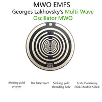 Tesla Polarizing Disk Double Sided Antenna Ornaments Polarization Energy Disk Georges Lakhovsky's Multi Wave Oscillator MWO