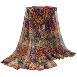 180cm*90cm Vintage Bali Yarn Scarf Mosaic Geometric Print ShawlSunscreen Head Wrap Outdoor Windproof Beach Towel
