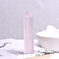 Natural Crystal Amethyst Rose Quartz Smudge Stick Rose Quartz Amethyst Magic Wand Bracelet Divination and Witchcraft Wooden Gift