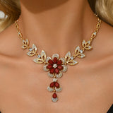 1PC Women's Fashion Flower Design Necklace Jewelry Suitable for Date, Party, Festival Gifts-2174