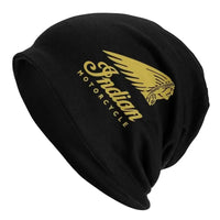 Indians Motorcycle Warm Knitted Cap Fashion Bonnet Hat Autumn Winter Outdoor Beanies Hats for Unisex Adult