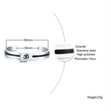 Stainless Steel OM Ohm Aum Hindu India Yoga Cuff Bangle for Men Silver-color Buddhist Religion Open Cuff Bracelet Punk Jewelry