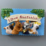 Oceania Australia 3D Fridge Magnets Tourism Souvenir Refrigerator Magnets Sticker Collection Handicraft Gift Decoration Articles